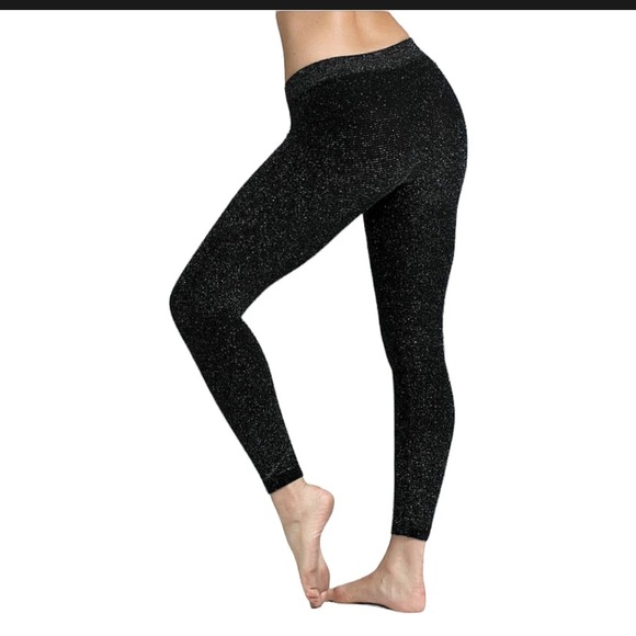 Phat Buddha Leggings black sparkle size M - Picture 2 of 4